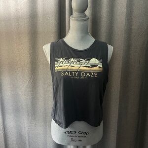 Salt Life Salty Daze Crop Tank Top
